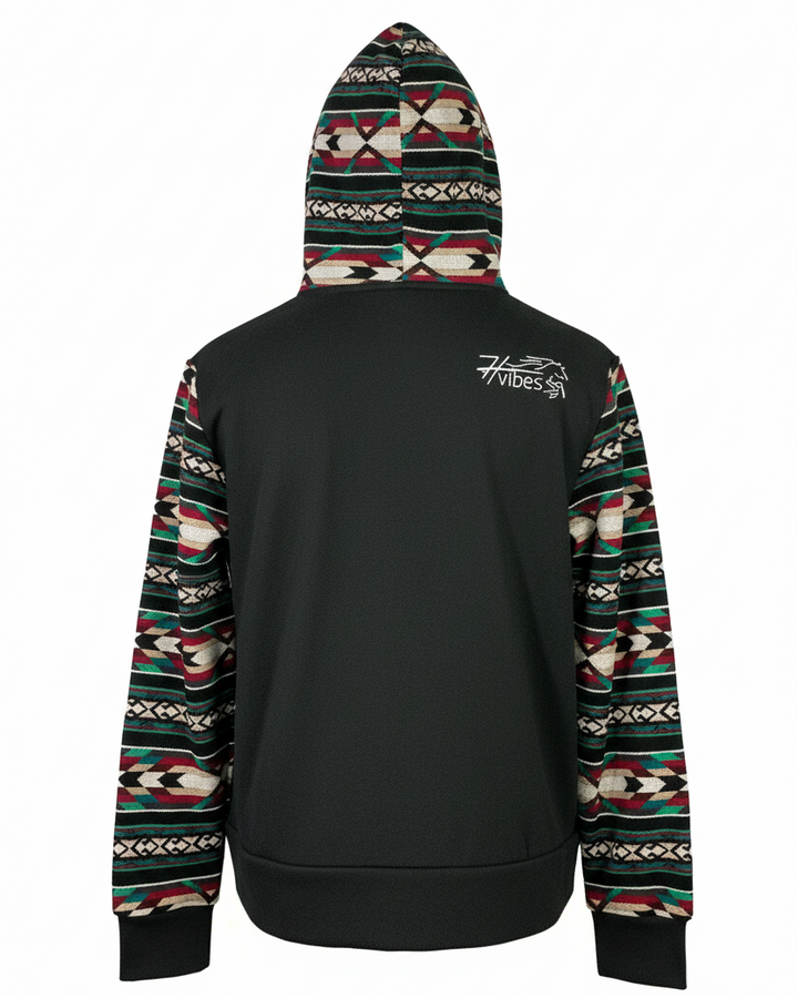 Hoodie West avec zip noir 11