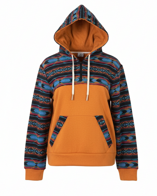 West cotton with white zip