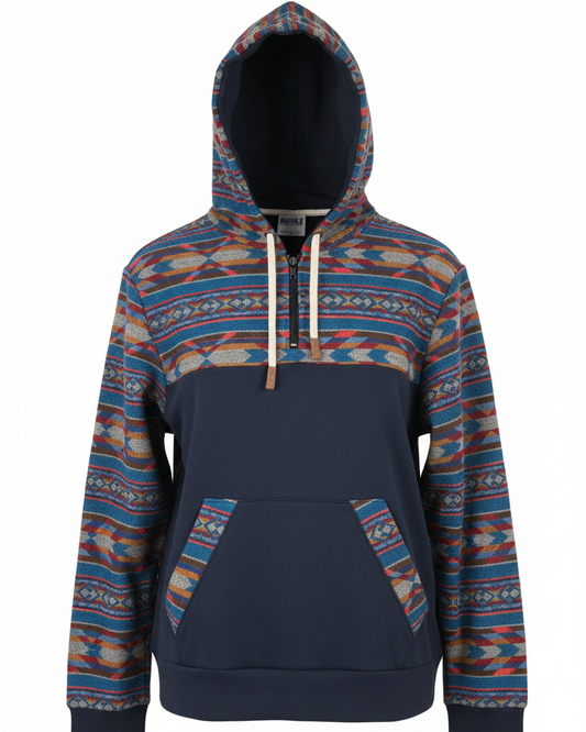 West cotton with white zip