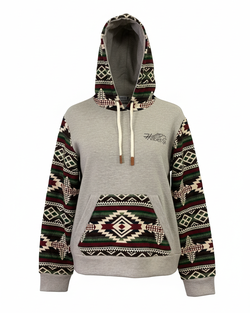 Hoodie West gris pâle 2