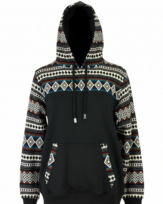 Hoodie West avec zip noir 13