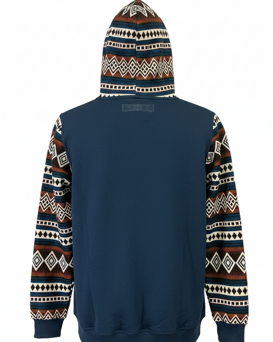 Hoodie West with blue zip 10