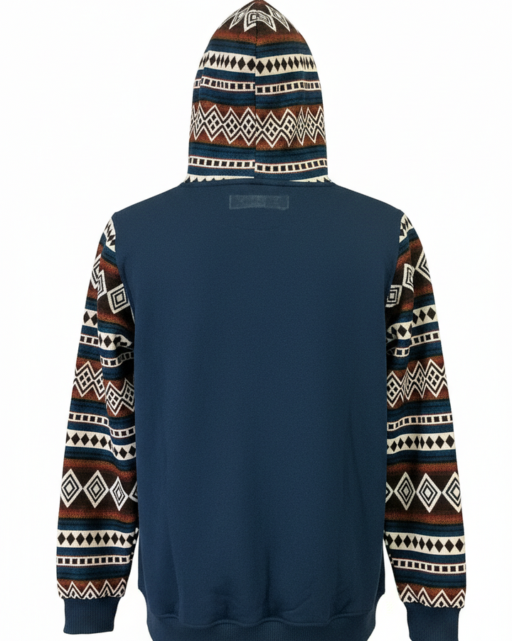 Hoodie West with blue zip 10