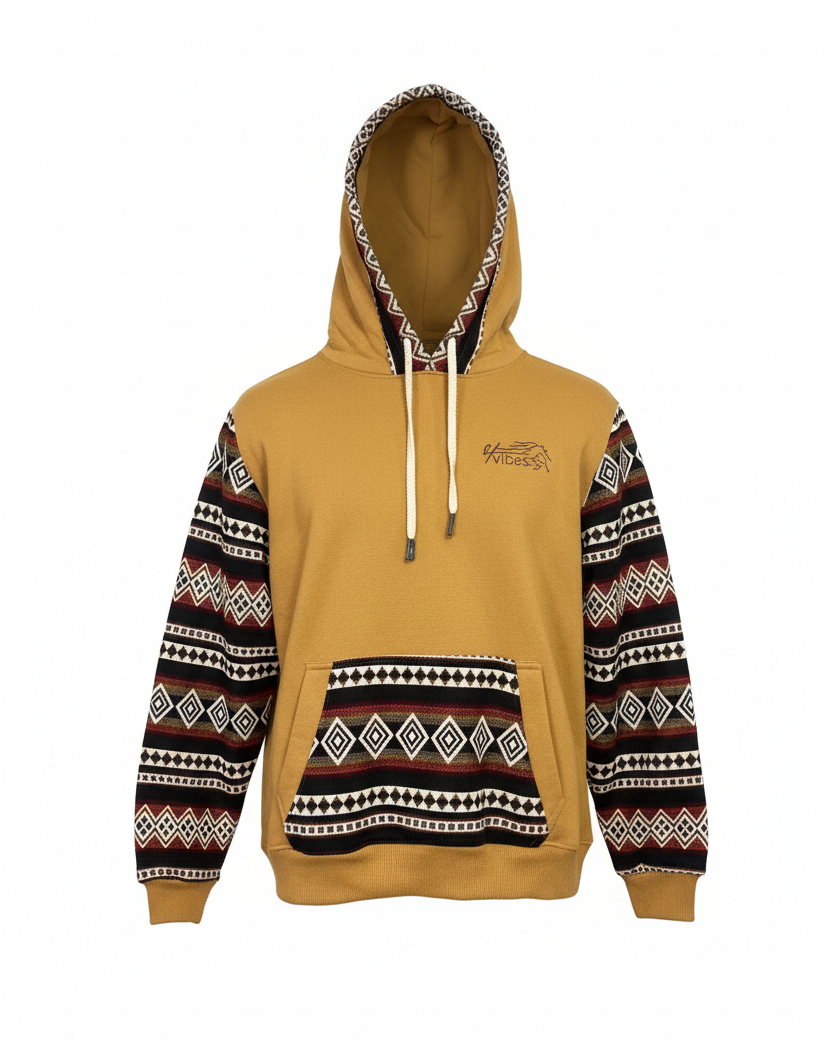 Hoodie West jaune 2