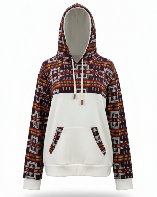 West cotton with white zip