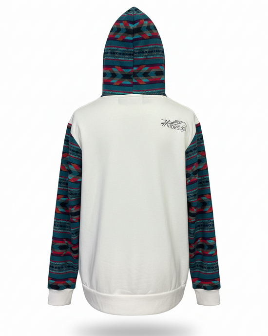 Hoodie West avec zip blanc 7