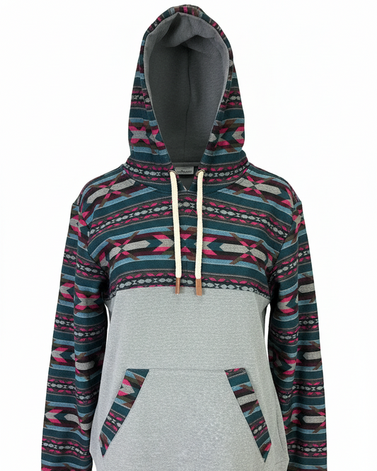 Hoodie West avec zip gris foncé 10
