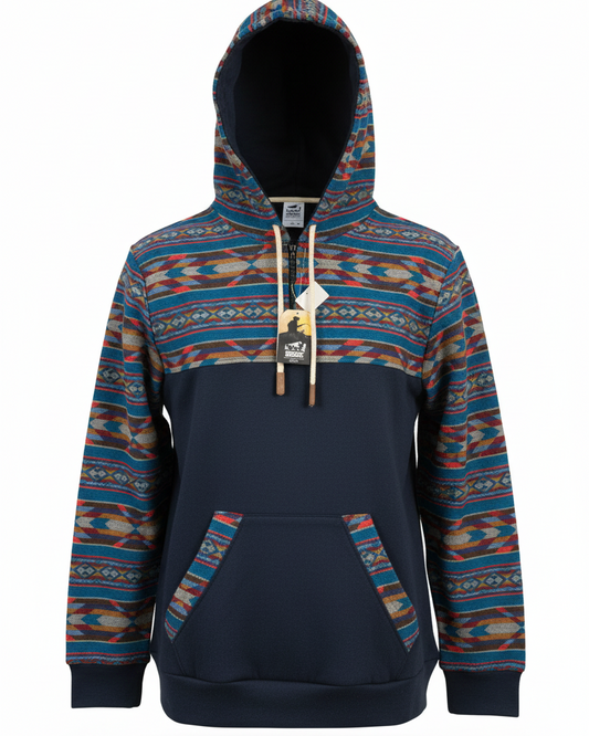 West cotton with white zip