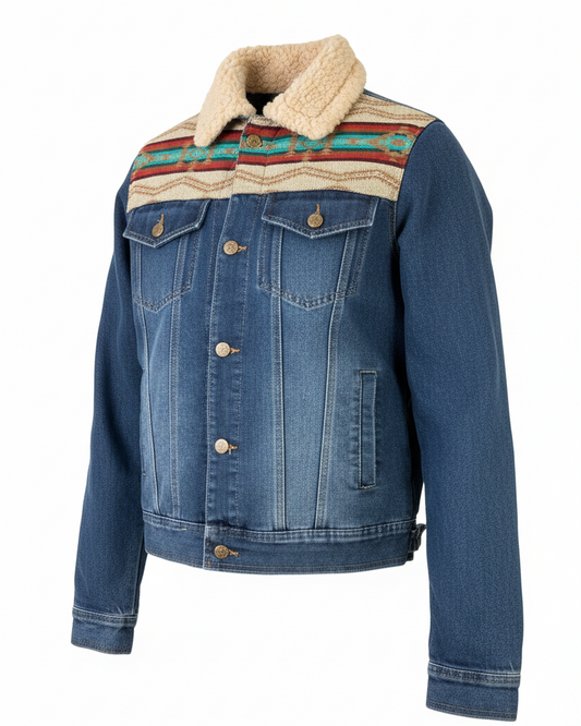 Manteau en jean unisexe 8