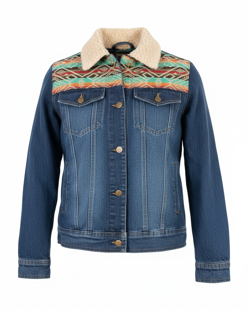 Manteau de jean unisexe 11