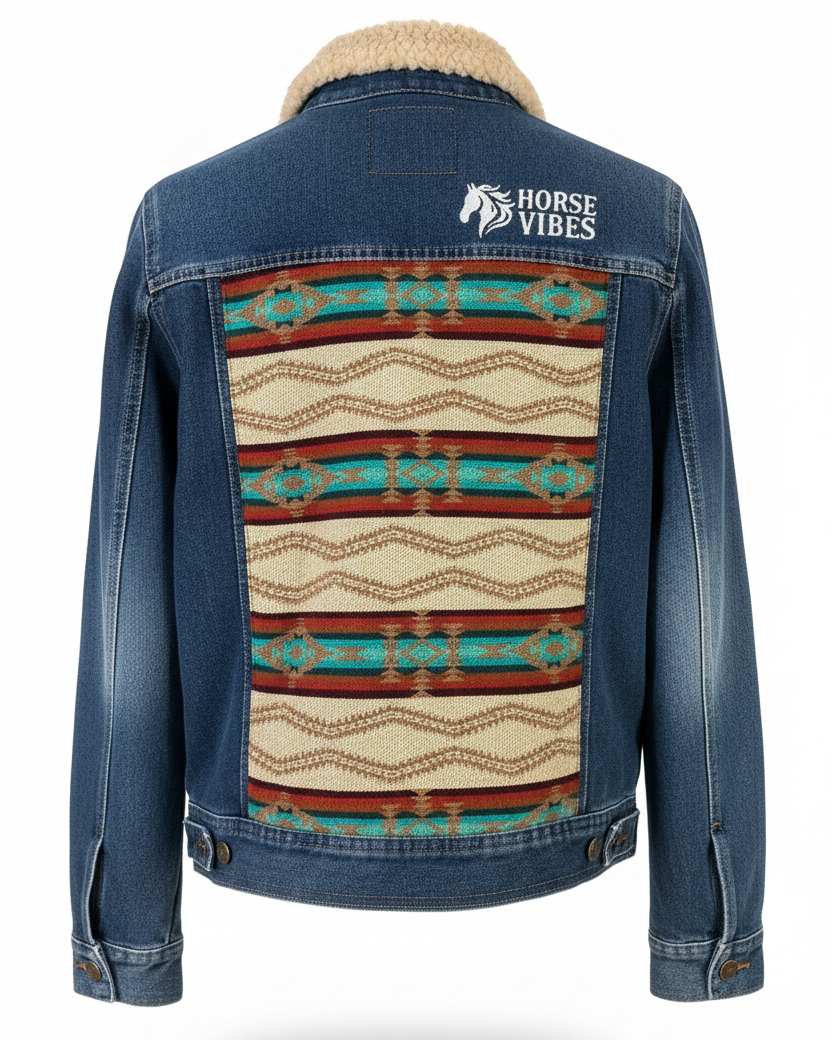 Manteau en jean unisexe 13