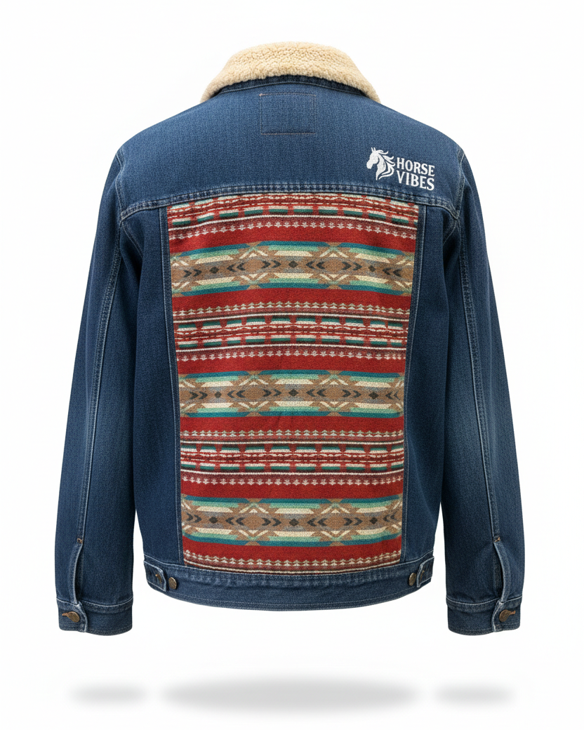 Manteau en jean unisexe 15