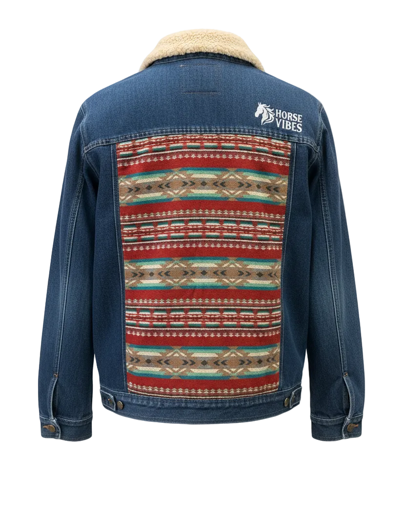 Manteau en jean unisexe 15