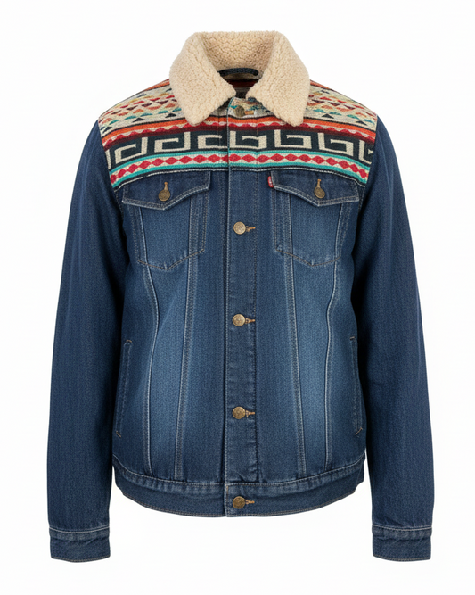 Manteau en jean unisexe 33