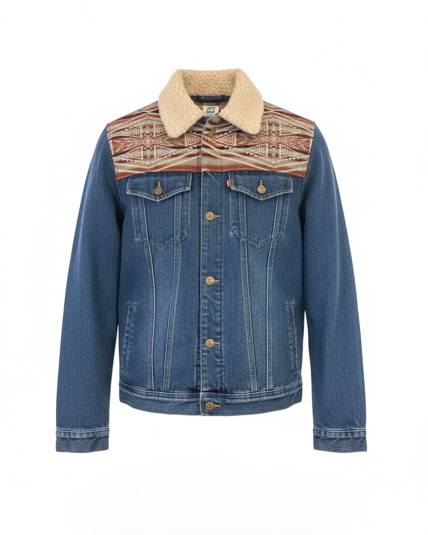 Manteau en jean unisexe 24
