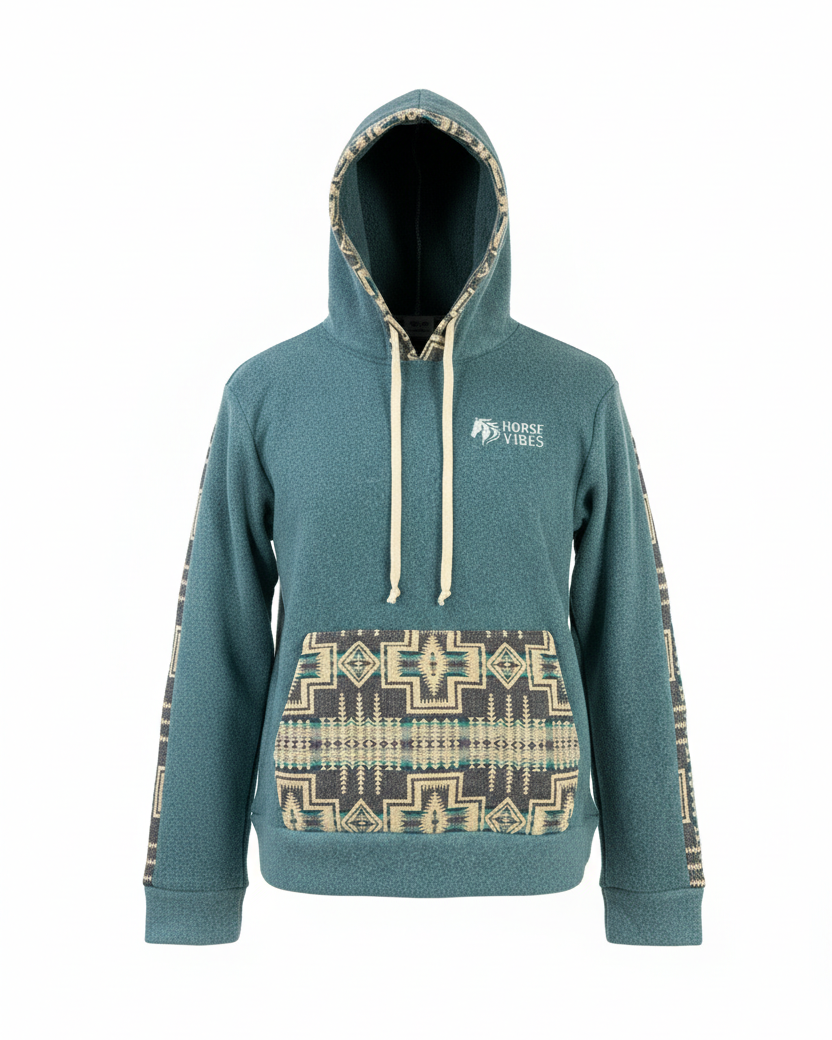 Polar West avec capuche bleu 6