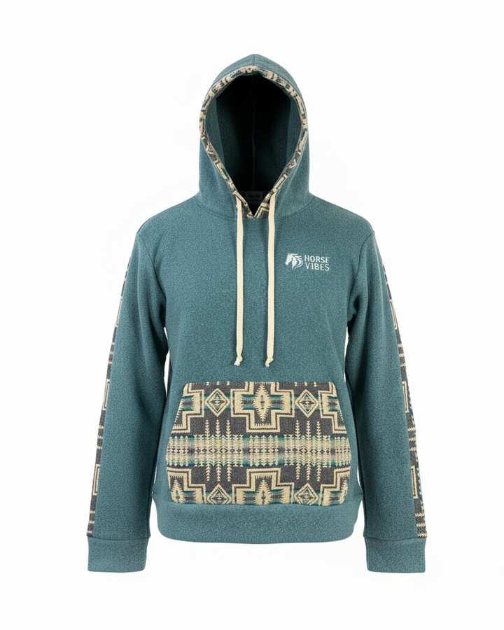 Polar West avec capuche bleu 6