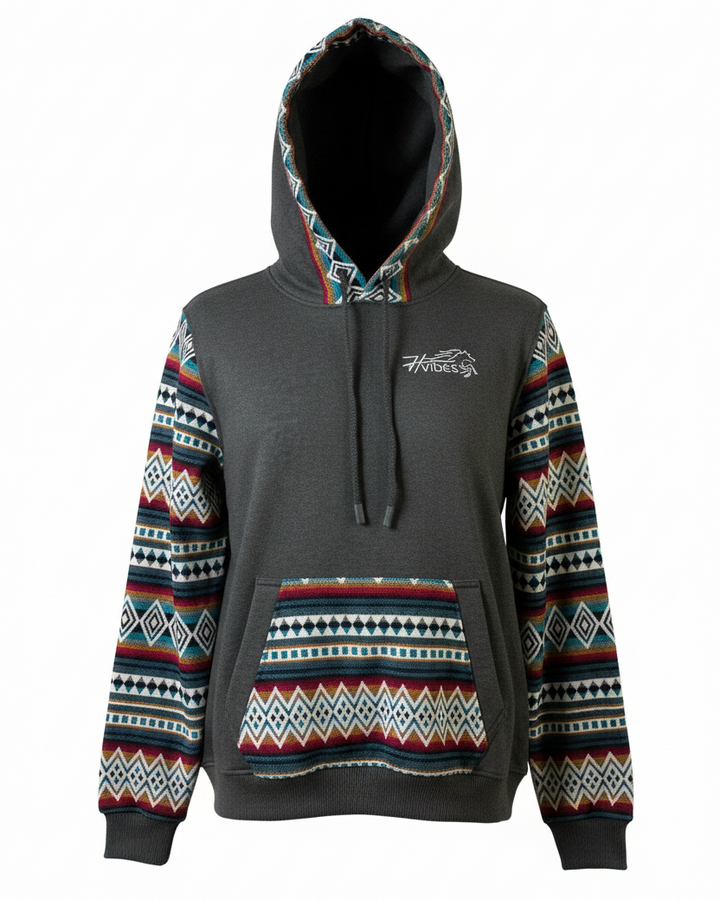 Hoodie West gris foncé 2