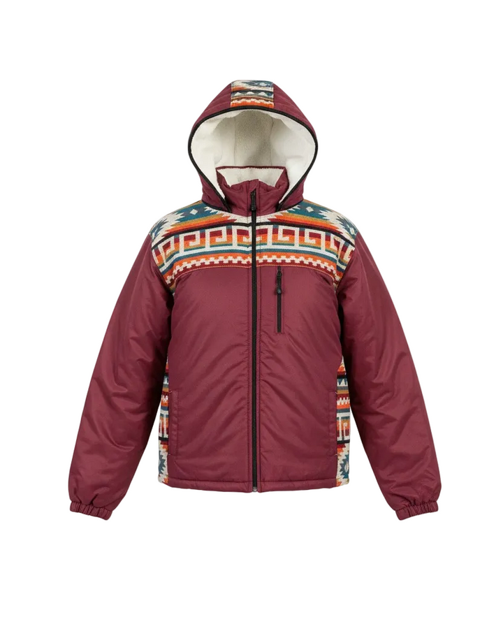 Manteau West unisexe bourgogne 7