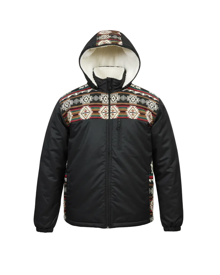 Manteau West unisexe noir 8