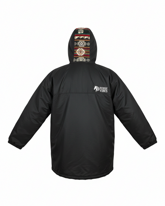 Manteau West unisexe noir 8