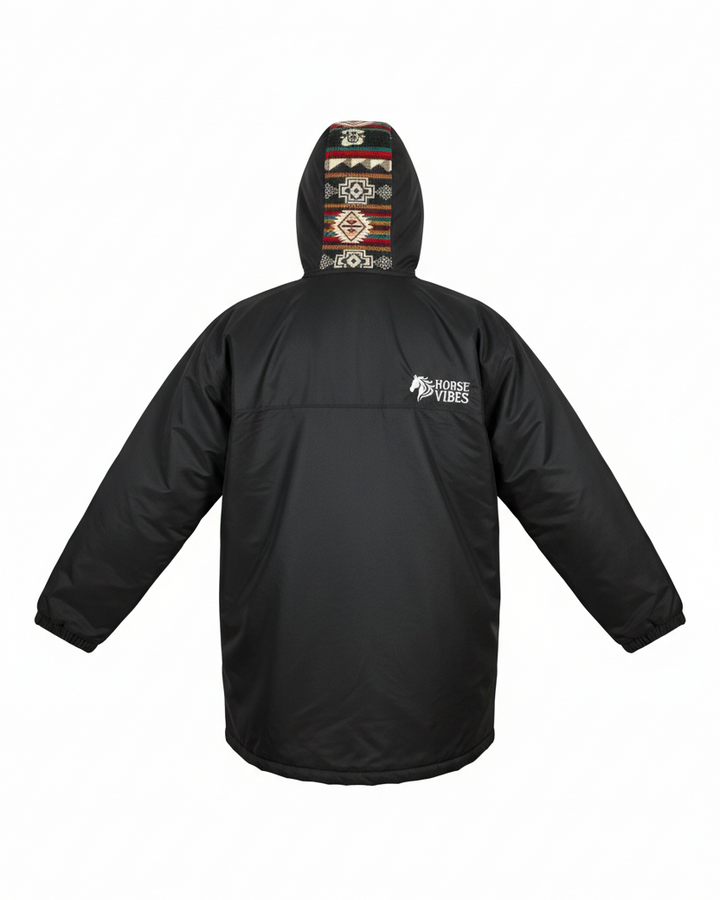 Manteau West unisexe noir 8