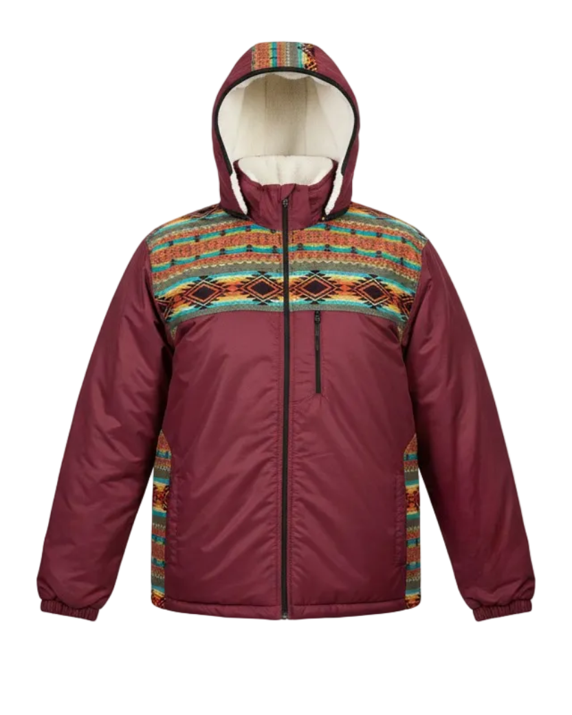 West unisex burgundy coat 5