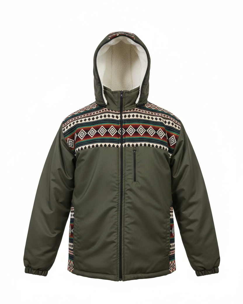 Manteau West unisexe kaki 6