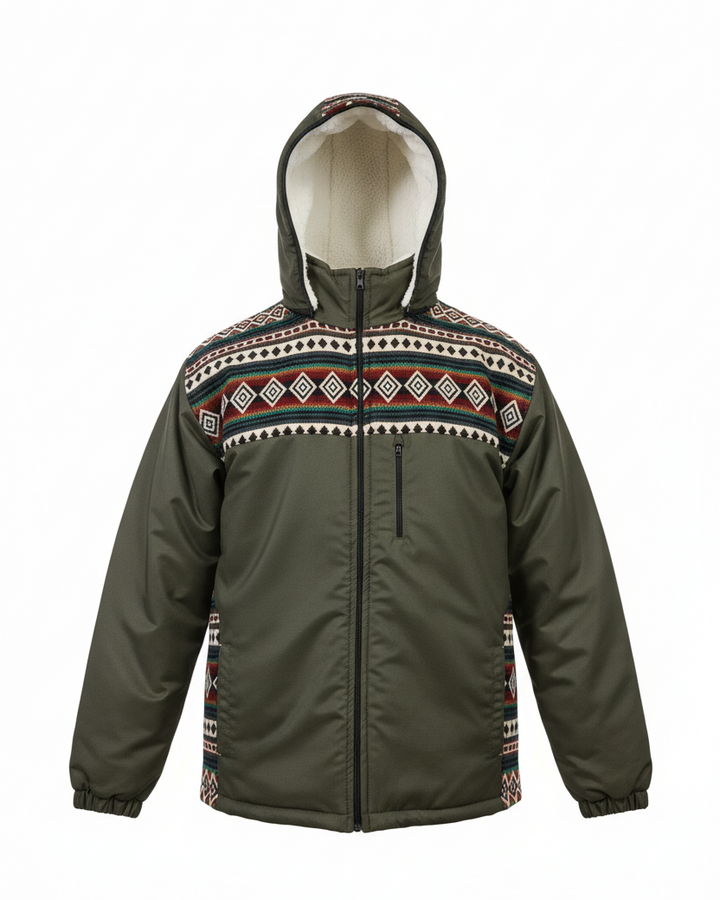 Manteau West unisexe kaki 6