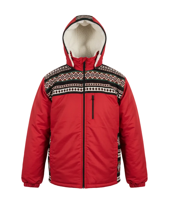 Manteau West unisexe rouge 5