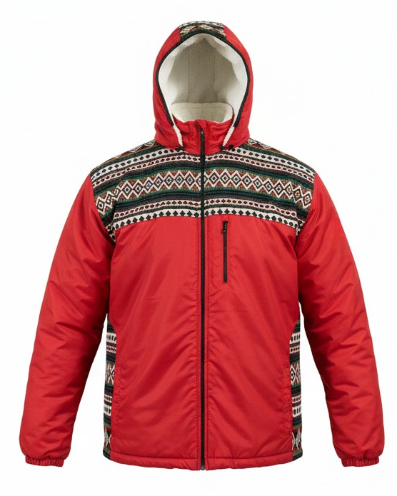 Manteau West unisexe rouge 6