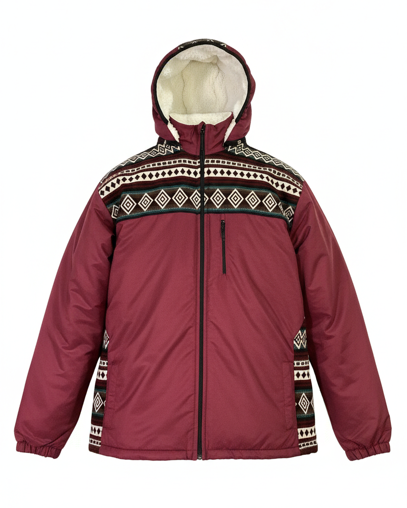 Manteau West unisexe bourgogne 6