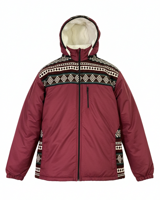 Manteau West unisexe bourgogne 6