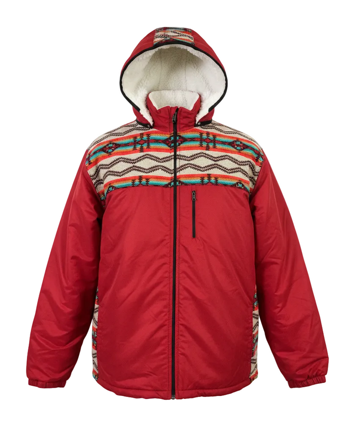 Manteau West unisexe rouge 7