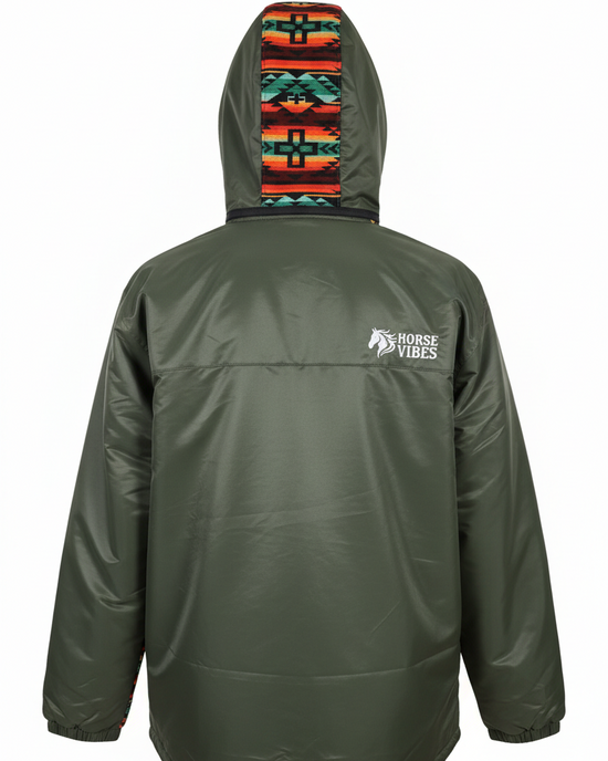 Manteau West unisexe kaki 8