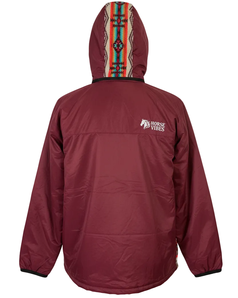 Manteau West unisexe bourgogne 8