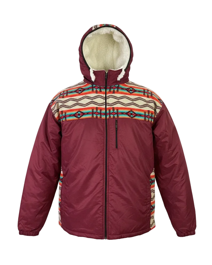 Manteau West unisexe bourgogne 8