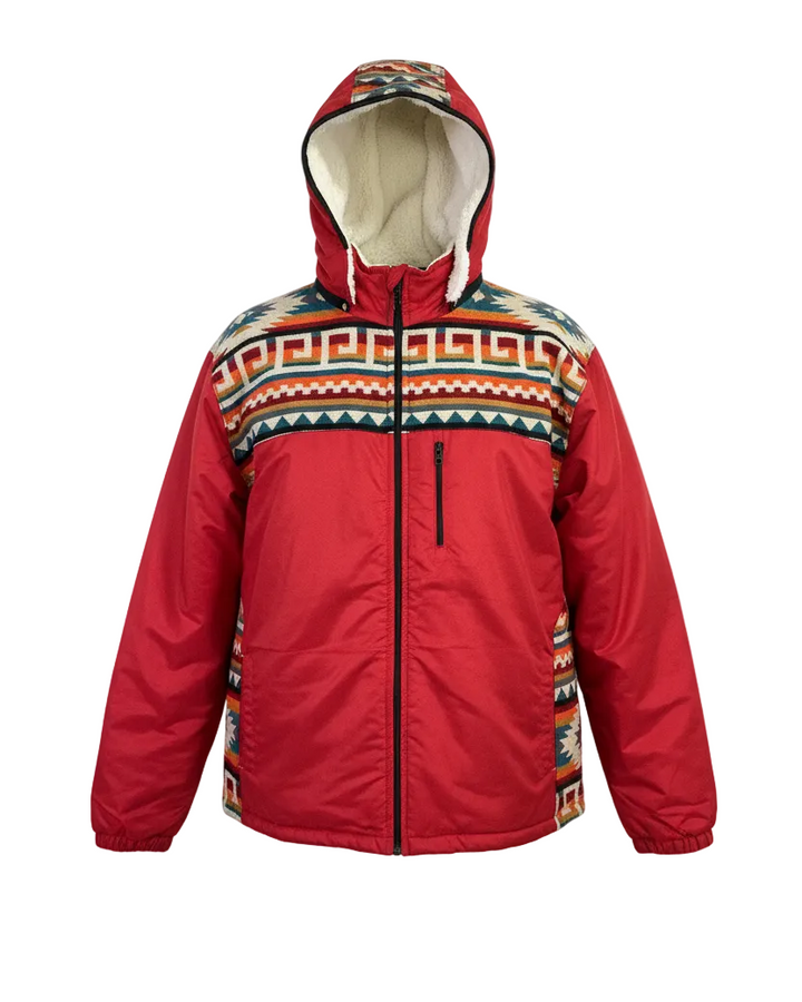 Manteau West unisexe rouge 8