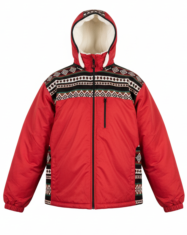 Manteau West unisexe rouge 9