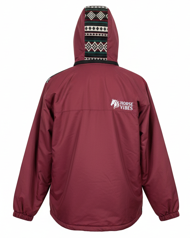 Manteau West unisexe bourgogne 9