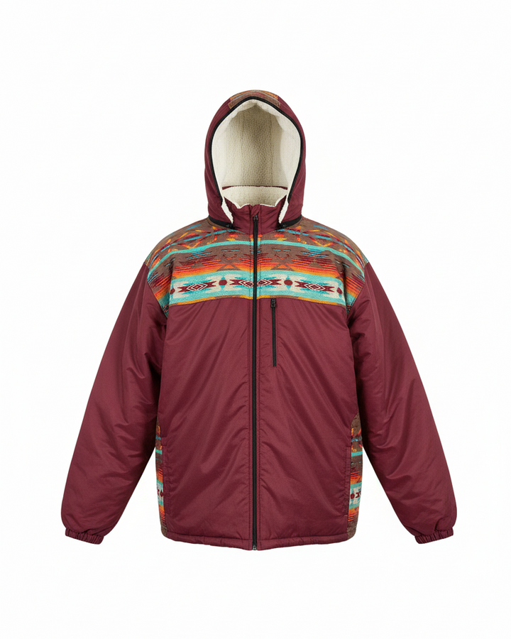 Manteau West bourgogne 10