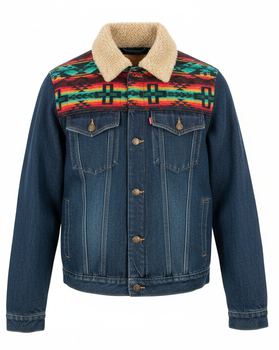 Manteau en jean unisexe 22