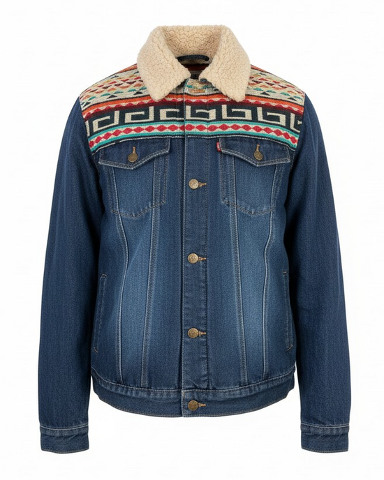 Manteau en jean unisexe 33