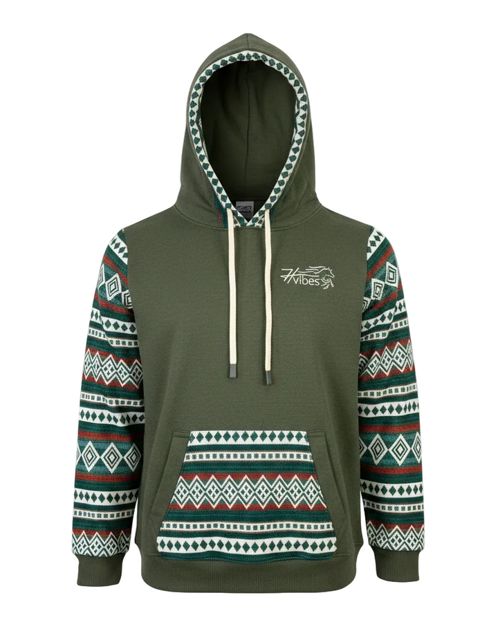 Hoodie West kaki 1