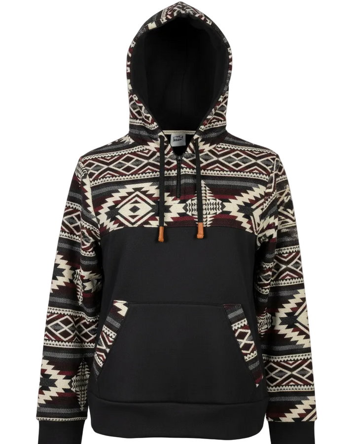 Hoodie West avec zip noir 12