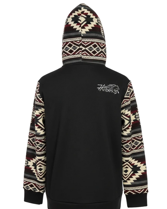 Hoodie West avec zip noir 12
