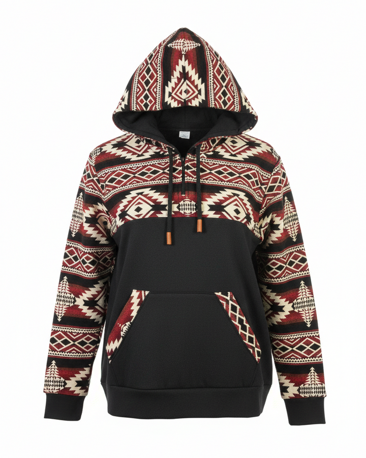 Hoodie West avec zip noir 10