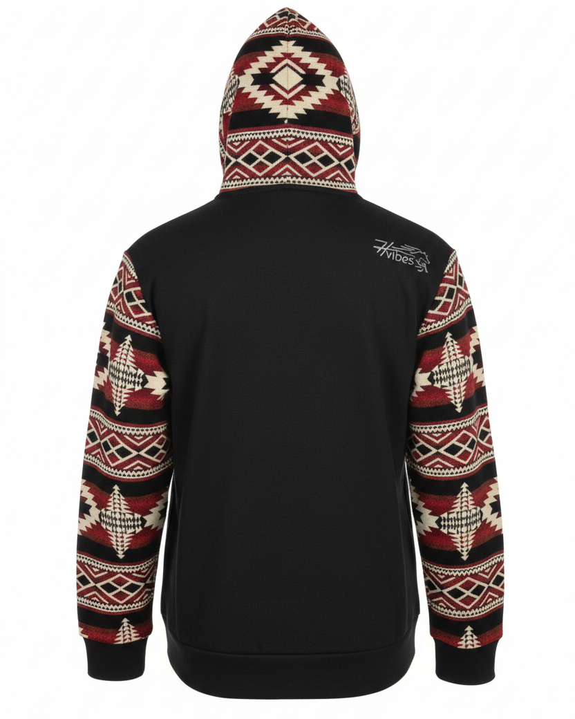 Hoodie West avec zip noir 10