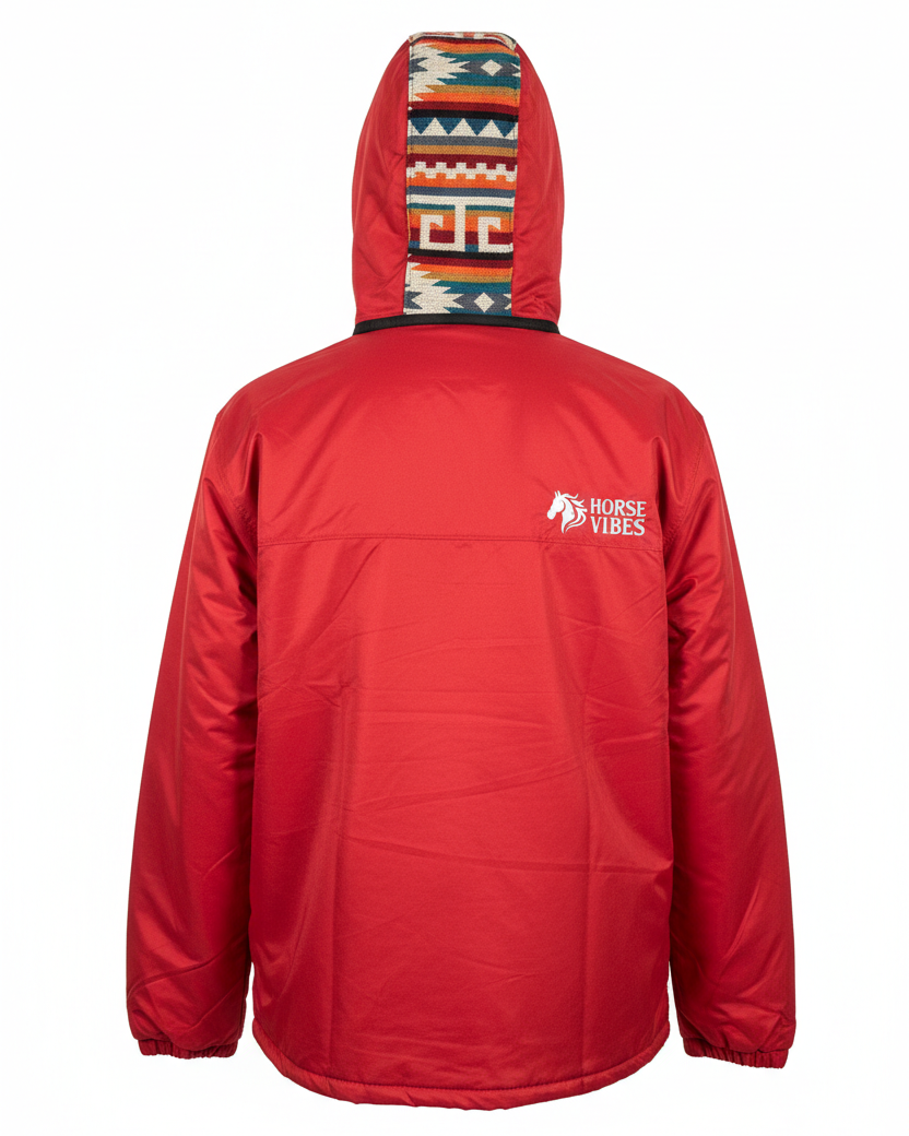 Manteau West unisexe rouge 8