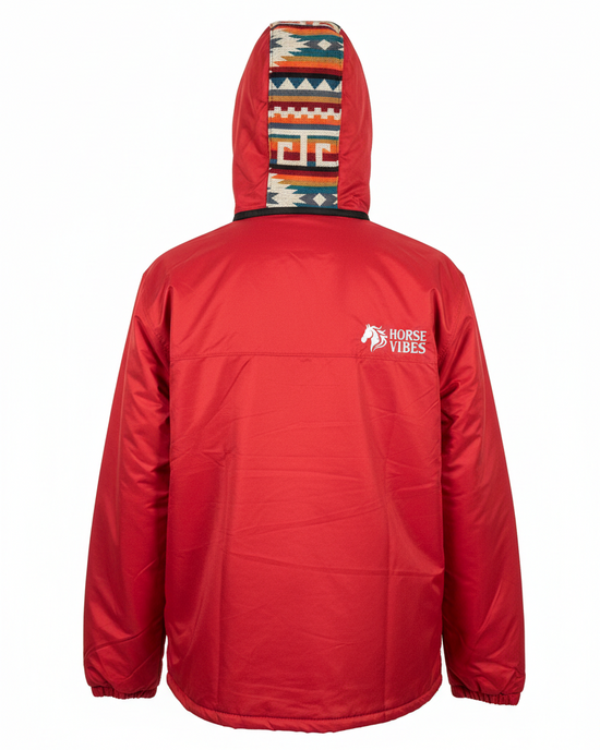 Manteau West unisexe rouge 8
